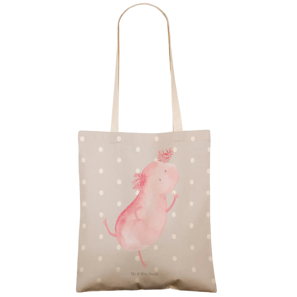 Shopping bag axolotl Dance cloth bag, shoulder bag, cotton bag, pouch, bag, Carrier bag, shopper, Axolotl, Axelotl, marine animals, Mexican walking fish, salamander, stars, amphibians, axolot, girlfriend, crazy, roof damage, tailfish, best friend