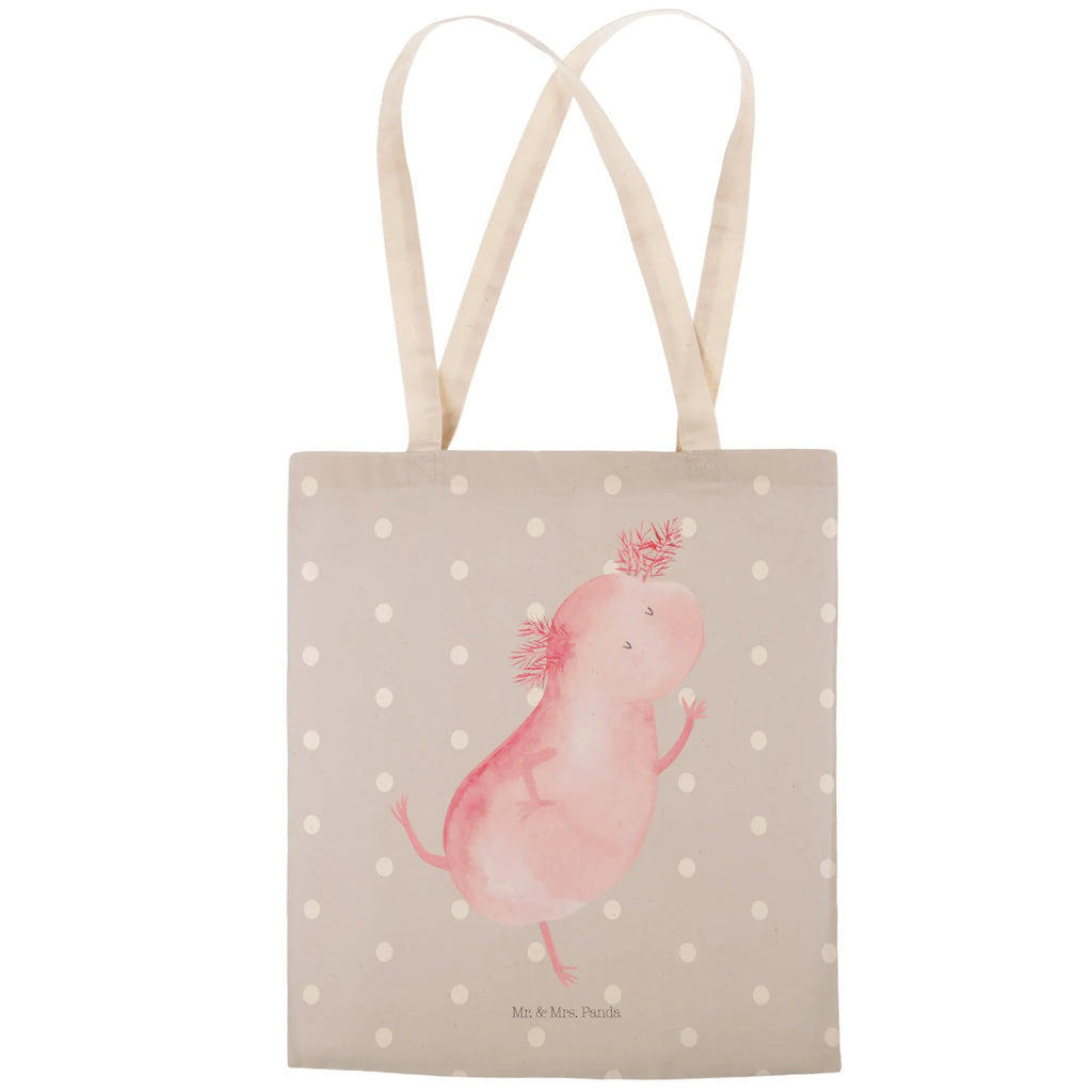 Shopping bag axolotl Dance cloth bag, shoulder bag, cotton bag, pouch, bag, Carrier bag, shopper, Axolotl, Axelotl, marine animals, Mexican walking fish, salamander, stars, amphibians, axolot, girlfriend, crazy, roof damage, tailfish, best friend