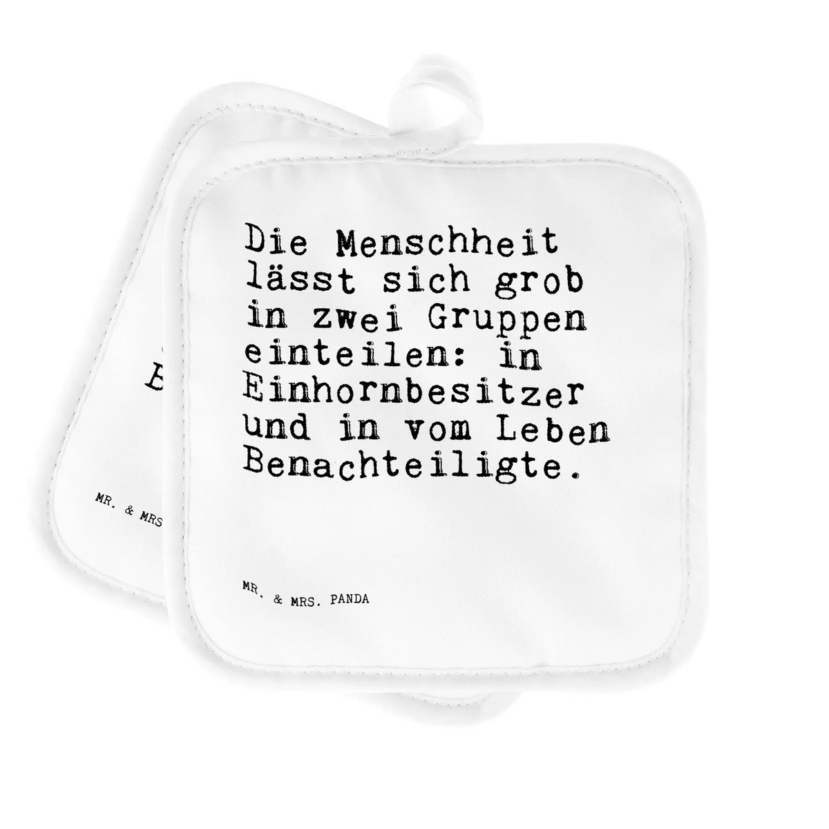 2er Set Topflappen  Die Menschheit lässt sich... topfhalter, Topflappen Set, Kochlappen, Topfuntersetzer, Topflappenset, Zwei Topflappen, Topflappen, Ofenlappen, Doppel Topflappen, Topflappen 2er Set, 2er Set Topflappen, Topflappen im Doppelpack, Sprüche, Lustige Sprüche, Weisheiten, Zitate, Spruch, Spruch Geschenke, Spruch Sprüche Weisheiten Zitate Lustig Weisheit Worte