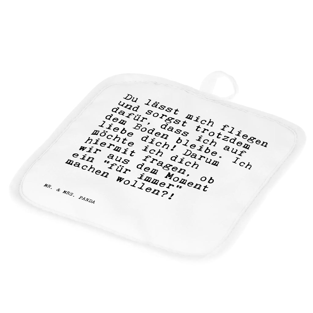 2er Set Topflappen  Sprüche und Zitate Du lässt mich fliegen und sorgst trotzdem dafür, dass ich auf dem Boden bleibe. Ich liebe dich! Darum möchte ich dich hiermit fragen, ob wir aus dem Moment ein "für immer" machen wollen?! Topfhandschuhe, Topflappen 2er Set, Topflappenset, Topfuntersetzer, Topflappen, 2er Set Topflappen, topfhalter, Topflappen Set, Sprüche, Lustige Sprüche, Weisheiten, Zitate, Spruch, Spruch Geschenke, Spruch Sprüche Weisheiten Zitate Lustig Weisheit Worte