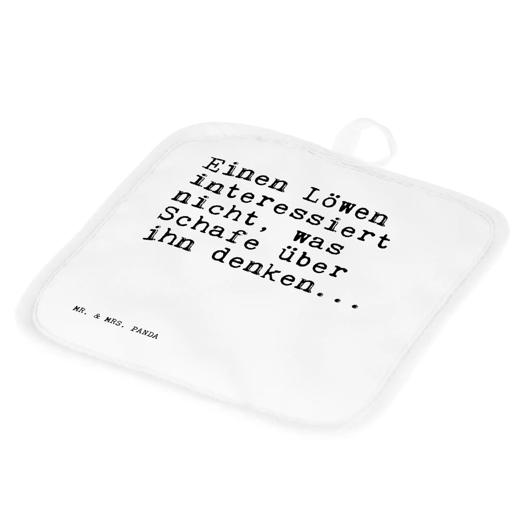 2er Set Topflappen  Sprüche und Zitate Einen Löwen interessiert nicht, was Schafe über ihn denken... Topflappen, Ofenhandschuh, Topfuntersetzer, Topfhandschuh, Topflappen Set, Topflappen mit Spruch, Ofenhandschuhe, Schöne Topflappen, Topflappen 2er Set, Topfhandschuhe, Topflappenset, Topflappen lustig, Spruch, Sprüche, lustige Sprüche, Weisheiten, Zitate, Spruch Geschenke, Spruch Sprüche Weisheiten Zitate Lustig Weisheit Worte