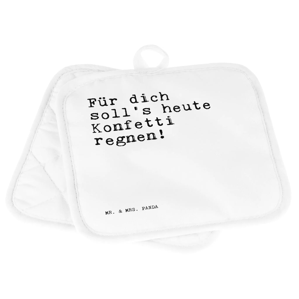 2-elementowy zestaw podkładek pod garnki Für dich soll's heute... Przysłowie, przysłowia, zabawne przysłowia, mądrości, cytaty, prezenty z przysłowiami
