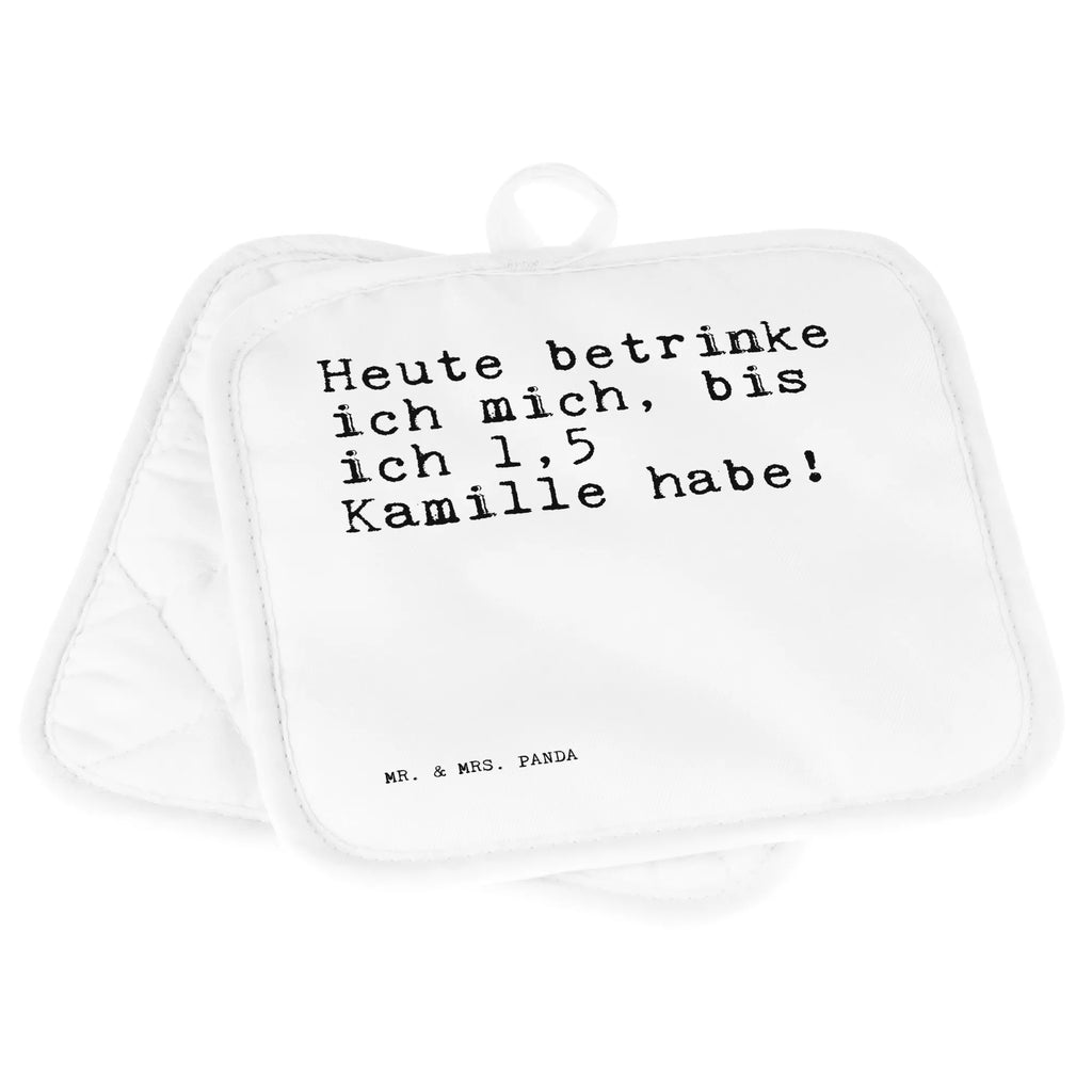 2er Set Topflappen  Sprüche und Zitate Heute betrinke ich mich, bis ich 1,5 Kamille habe! Topflappen Set, Topfhandschuhe, Topflappenset, Topflappen 2er Set, 2er Set Topflappen, topfhalter, Topflappen, Topfuntersetzer, Sprüche, Lustige Sprüche, Weisheiten, Zitate, Spruch, Spruch Geschenke, Spruch Sprüche Weisheiten Zitate Lustig Weisheit Worte