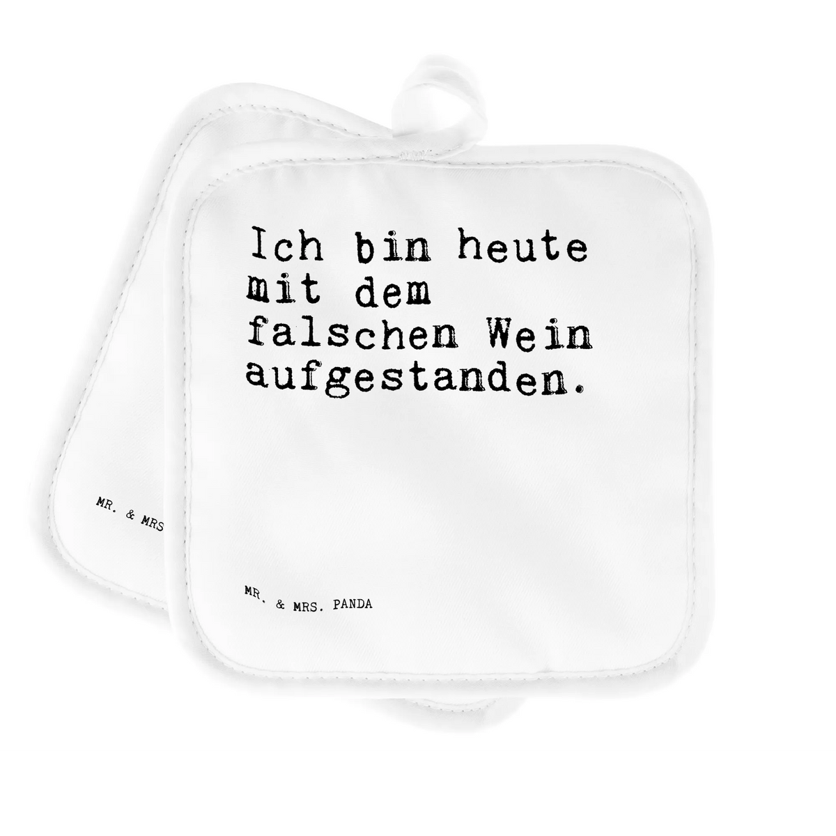 Pot holder Ich bin heute mit... saying, sayings, wisdom, quotes, Sayings Proverbs Wisdom Quotes Funny Wisdom Words