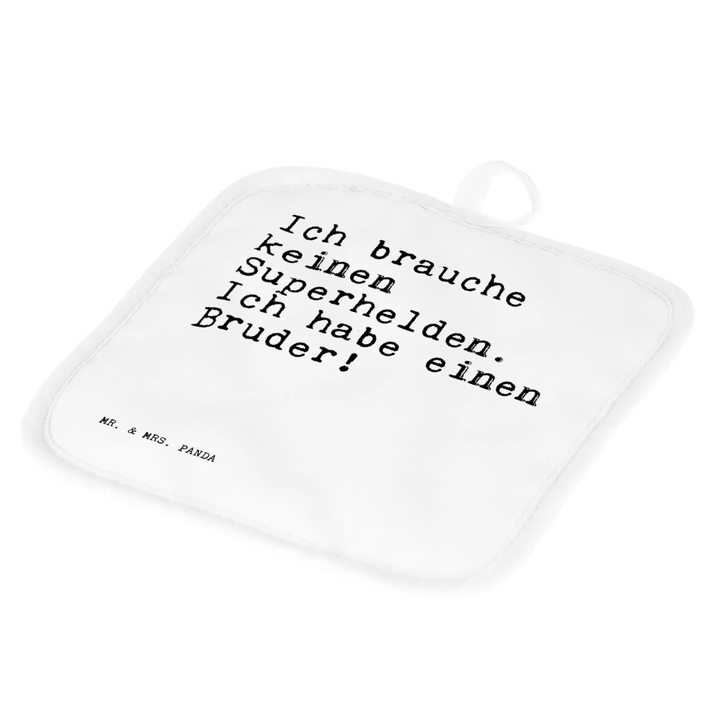 2er Set Topflappen  Sprüche und Zitate Ich brauche keinen Superhelden. Ich habe einen Bruder! Topflappenset, Ofenhandschuh, Ofenhandschuhe, Topflappen 2er Set, Topflappen mit Spruch, Topfhandschuh, Topflappen, Topflappen lustig, Topfhandschuhe, Schöne Topflappen, Topfuntersetzer, Topflappen Set, Spruch, Sprüche, lustige Sprüche, Weisheiten, Zitate, Spruch Geschenke, Spruch Sprüche Weisheiten Zitate Lustig Weisheit Worte