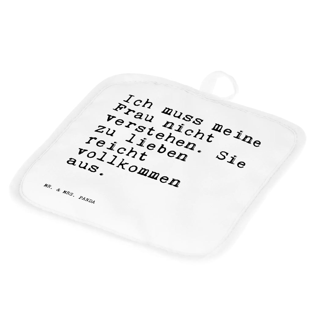 2-elementowy zestaw podkładek pod garnki Ich muss meine Frau... Przysłowie, przysłowia, zabawne przysłowia, mądrości, cytaty, prezenty z przysłowiami