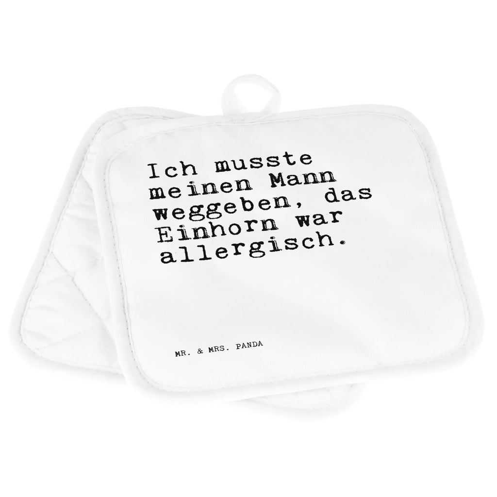 Pot holder Ich musste meinen Mann... oven mitts, cooking, gloves, oven cloth set, oven glove, potholders, baking, kitchen, set, saying, sayings, funny, wisdom, quotes, Sayings Proverbs Wisdom Quotes Funny Wisdom Words