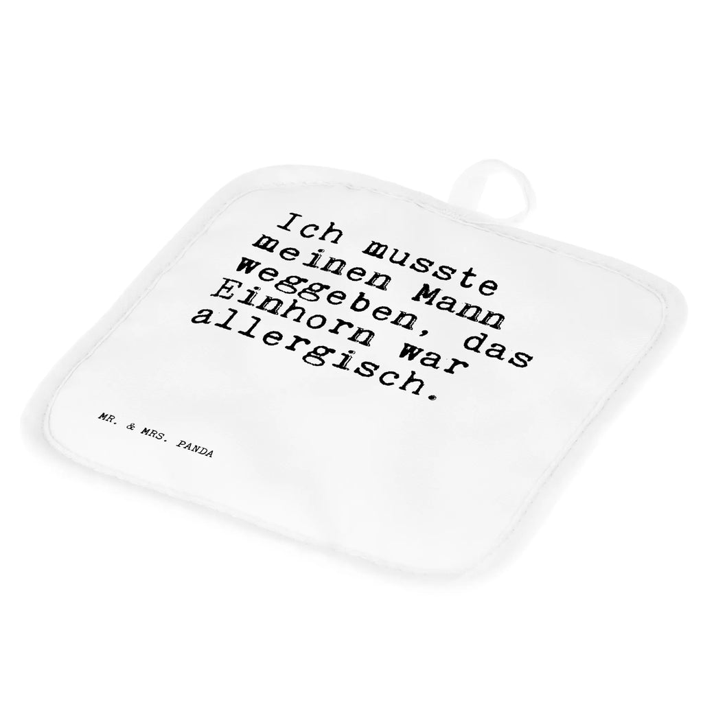 Pot holder Ich musste meinen Mann... oven mitts, cooking, gloves, oven cloth set, oven glove, potholders, baking, kitchen, set, saying, sayings, funny, wisdom, quotes, Sayings Proverbs Wisdom Quotes Funny Wisdom Words