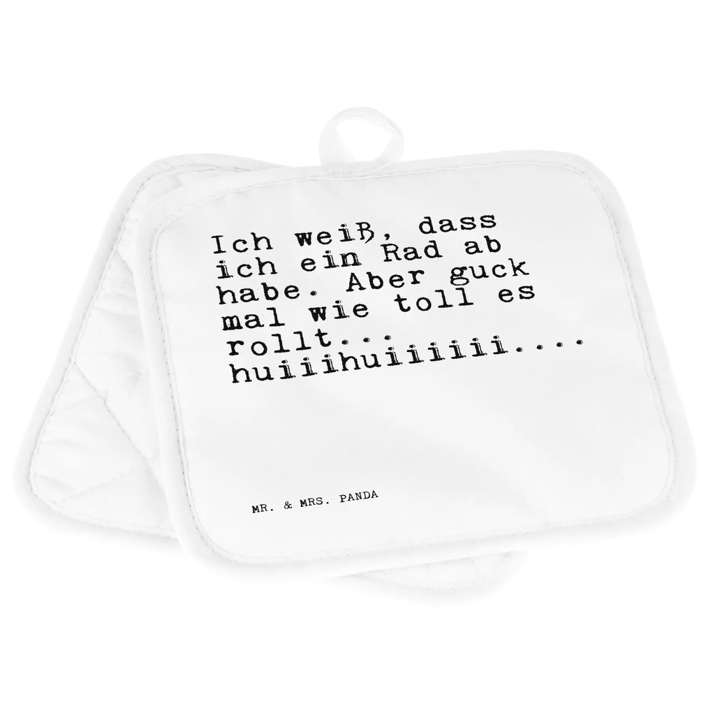 2er Set Topflappen  Sprüche und Zitate Ich weiß, dass ich ein Rad ab habe. Aber guck mal wie toll es rollt... huiiihuiiiiii.... Topflappen mit Spruch, Topfhandschuh, Topflappen lustig, Ofenhandschuhe, Topfhandschuhe, Topflappen Set, Topflappenset, Schöne Topflappen, Ofenhandschuh, Topflappen, Topflappen 2er Set, Topfuntersetzer, Spruch, Sprüche, lustige Sprüche, Weisheiten, Zitate, Spruch Geschenke, Spruch Sprüche Weisheiten Zitate Lustig Weisheit Worte