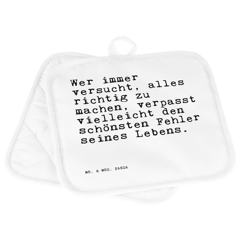 2er Set Topflappen  Sprüche und Zitate Wer immer versucht, alles richtig zu machen, verpasst vielleicht den schönsten Fehler seines Lebens. Topfuntersetzer, Topflappen lustig, Schöne Topflappen, Ofenhandschuhe, Topflappen mit Spruch, Ofenhandschuh, Topflappen, Topfhandschuhe, Topflappen 2er Set, Topflappen Set, Topflappenset, Topfhandschuh, Spruch, Sprüche, lustige Sprüche, Weisheiten, Zitate, Spruch Geschenke, Spruch Sprüche Weisheiten Zitate Lustig Weisheit Worte