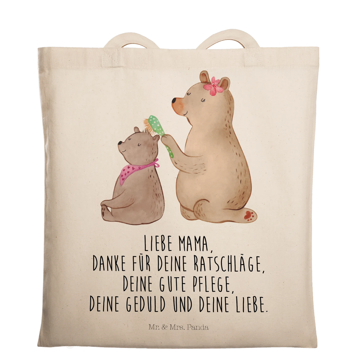 Tote bag bear child Father's Day, Mother's Day, Gift