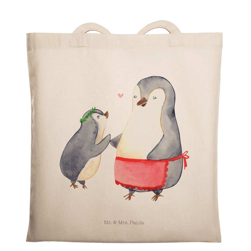 Tote bag Penguin with child bag, shoulder bag, jute bag, cotton bag, cloth bag, pouch, shopping bag, shopper, Carrier bag, Family, Father's Day, Mother's Day, brother, sister, Mom, Dad, Mother, Mummy, Mommy, Birthday, Gift