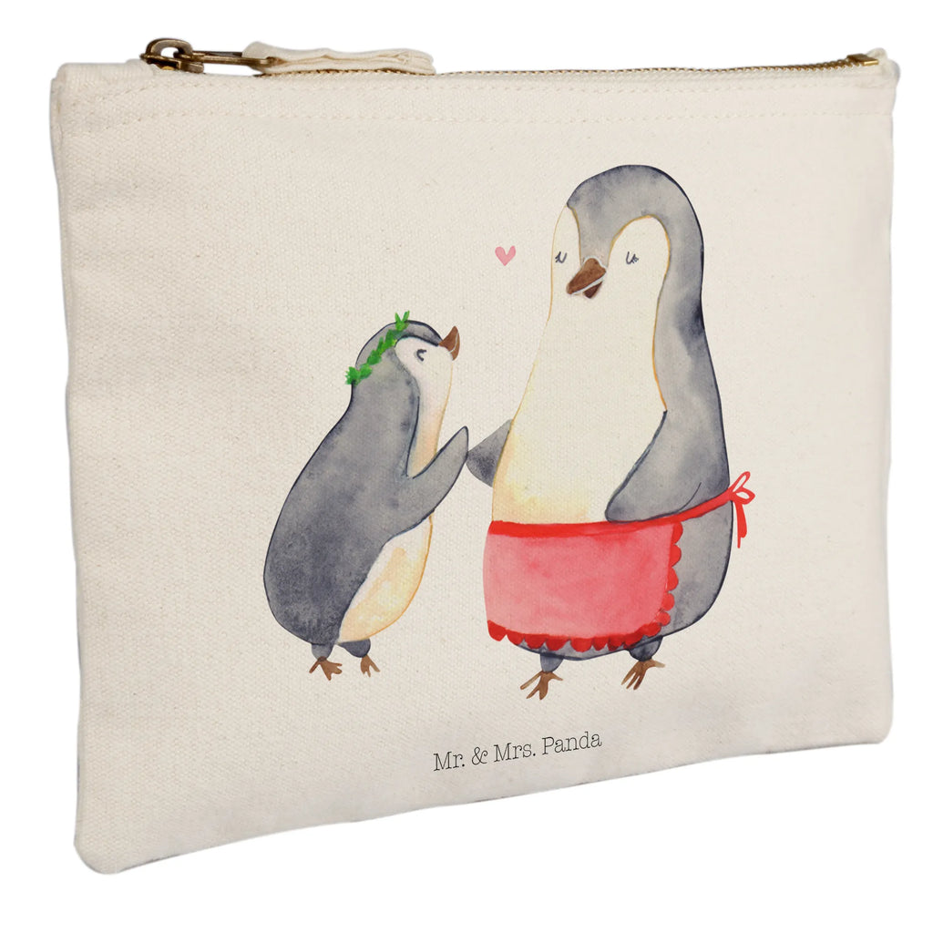 Make-up bag Penguin with child Kosmetiktasche, Waschbeutel, aufbewahrungstasche, Schlampermäppchen, toiletry bag, kosmetiktäschchen, aufbewahrungsbeutel, Schminktäschchen, Kulturbeutel, Waschtasche, Stiftemäppchen, Kulturtasche, Schminktasche, beauty case, Federmappe, pencil case, pinsel tasche, Kosmetikbeutel, Mäppchen, Schminkbeutel, Etui, utensilientasche, beauty tasche, Bruder, Papa, Opa, Schwester, Oma, Familie, Vatertag, Mama, Muttertag, Geschenk, Mutti, Geburststag, Mami, Mutter