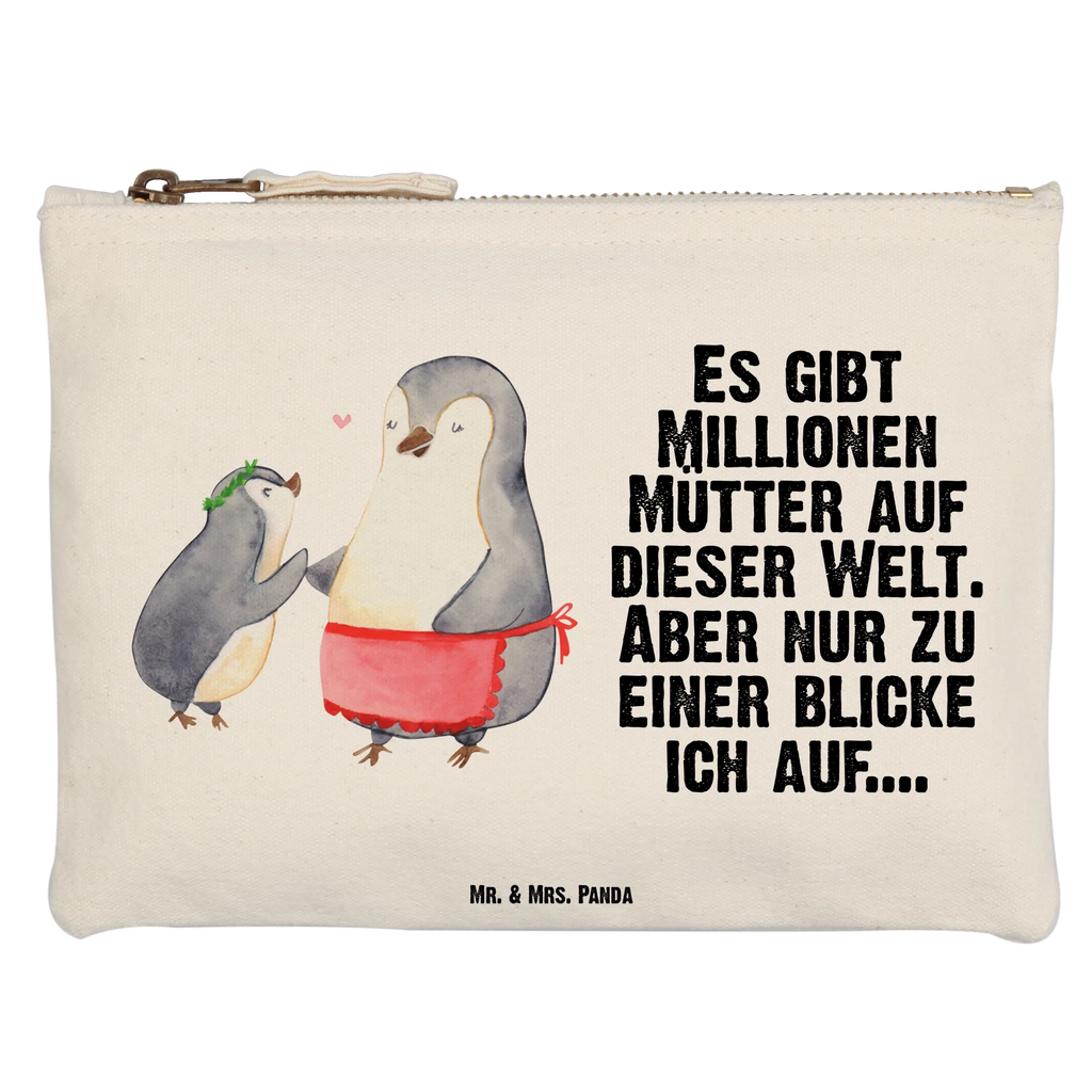 Make-up bag Penguin with child Kosmetiktasche, Waschbeutel, aufbewahrungstasche, Schlampermäppchen, toiletry bag, kosmetiktäschchen, aufbewahrungsbeutel, Schminktäschchen, Kulturbeutel, Waschtasche, Stiftemäppchen, Kulturtasche, Schminktasche, beauty case, Federmappe, pencil case, pinsel tasche, Kosmetikbeutel, Mäppchen, Schminkbeutel, Etui, utensilientasche, beauty tasche, Bruder, Papa, Opa, Schwester, Oma, Familie, Vatertag, Mama, Muttertag, Geschenk, Mutti, Geburststag, Mami, Mutter