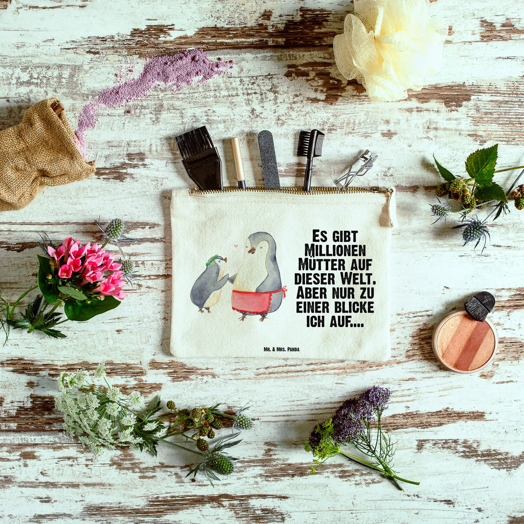 Make-up bag Penguin with child Kosmetiktasche, Waschbeutel, aufbewahrungstasche, Schlampermäppchen, toiletry bag, kosmetiktäschchen, aufbewahrungsbeutel, Schminktäschchen, Kulturbeutel, Waschtasche, Stiftemäppchen, Kulturtasche, Schminktasche, beauty case, Federmappe, pencil case, pinsel tasche, Kosmetikbeutel, Mäppchen, Schminkbeutel, Etui, utensilientasche, beauty tasche, Bruder, Papa, Opa, Schwester, Oma, Familie, Vatertag, Mama, Muttertag, Geschenk, Mutti, Geburststag, Mami, Mutter