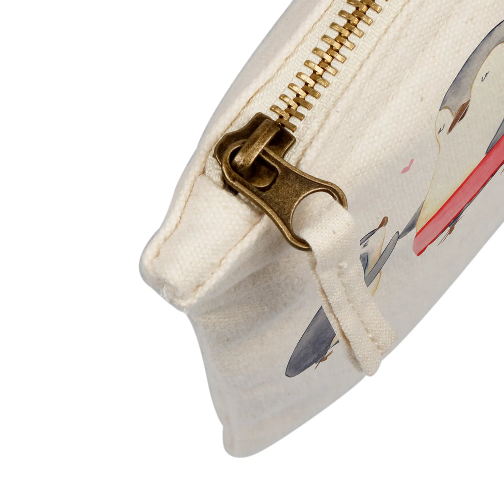 Make-up bag Penguin with child Kosmetiktasche, Waschbeutel, aufbewahrungstasche, Schlampermäppchen, toiletry bag, kosmetiktäschchen, aufbewahrungsbeutel, Schminktäschchen, Kulturbeutel, Waschtasche, Stiftemäppchen, Kulturtasche, Schminktasche, beauty case, Federmappe, pencil case, pinsel tasche, Kosmetikbeutel, Mäppchen, Schminkbeutel, Etui, utensilientasche, beauty tasche, Bruder, Papa, Opa, Schwester, Oma, Familie, Vatertag, Mama, Muttertag, Geschenk, Mutti, Geburststag, Mami, Mutter