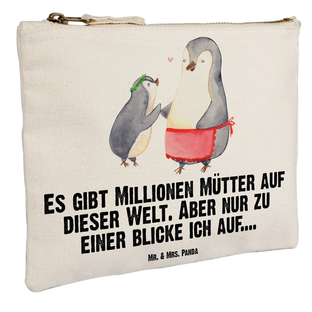 Make-up bag Penguin with child Kosmetiktasche, Waschbeutel, aufbewahrungstasche, Schlampermäppchen, toiletry bag, kosmetiktäschchen, aufbewahrungsbeutel, Schminktäschchen, Kulturbeutel, Waschtasche, Stiftemäppchen, Kulturtasche, Schminktasche, beauty case, Federmappe, pencil case, pinsel tasche, Kosmetikbeutel, Mäppchen, Schminkbeutel, Etui, utensilientasche, beauty tasche, Bruder, Papa, Opa, Schwester, Oma, Familie, Vatertag, Mama, Muttertag, Geschenk, Mutti, Geburststag, Mami, Mutter