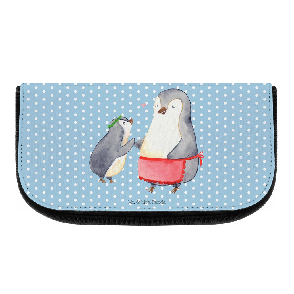 Cosmetics bag Penguin with child Wallet, Sludge bag, Make-up bag, Cosmetic bag, Mudflap case, Cosmetics, Toilet bag, Bag, Family, Father's Day, Mother's Day, brother, sister, Mom, Dad, Mummy, Mother, Birthday, Mommy, Gift