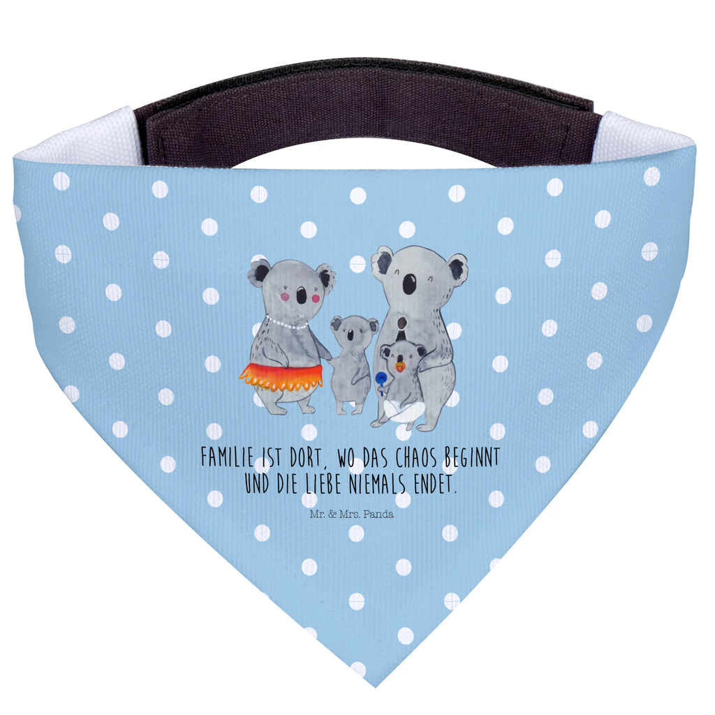 Dog neckerchief Koala Family dog scarf, big, scarf, neckerchief, dogs, big dogs, Family, Father's Day, Mother's Day, brother, sister, Mom, Dad, siblings, dad, koalas, Koala, family, children, mom, family life
