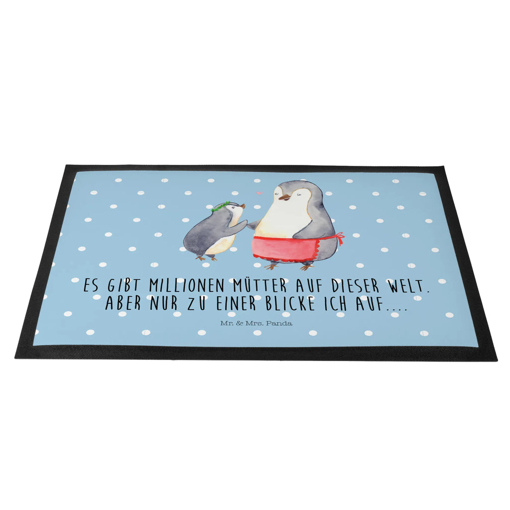 Doormat Penguin with child matte haustür, Fußmatten, Schmutzfangteppich, Fußabtreter, außenmatte, Eingangsteppich, Eingangsmatte, Schmutzmatte, Schuhabstreifer, Fußabstreifer, Fussmatte, abstreifer, Türmatte, Schmutzfangmatte, hausmatte, flurmatte, Abtreter, Schmutzfänger, Sauberlaufmatte, fußmatte, sauberlaufmatten, Haustürmatte, Abtretmatte, Türvorleger, türmatten, schmutzfangmatten, Papa, Muttertag, Opa, Oma, Bruder, Schwester, Familie, Vatertag, Mama, Mutter, Geburststag, Mami, Geschenk, Mutti