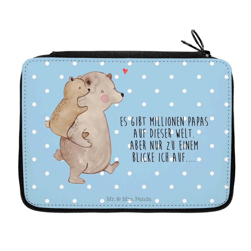 Leather folder Papa Bear Zeichenetui, Farbstiftetui, Federmäppchen, Buntstiftmäppchen, Federtasche, Schreibmappe, Stifte Etui, Buntstiftetui, Bleistift Etui, Schuletui, Schreibetui, Malmappe, Etui für Stifte, Schulmäppchen, Bleistiftetui, Stiftemappe, Stifteetui, Federmappe Set, Schüleretui, Stiftebeutel, Schlampermäppchen, Stiftetasche, Mäppchen, Bruder, Familie, Muttertag, Papa, Schwester, Mama, Vatertag, Opa, Oma, Geburtstag, Papi, Vater, Onkel, Geschenk, Vati