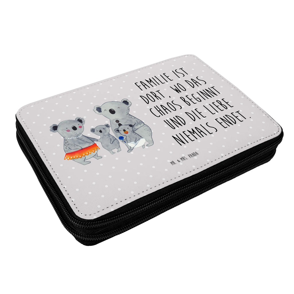 Piórnik Rodzina koali Stiftemappe, Schreibmappe, Stifteetui, Bleistiftetui, Schreibetui, Schuletui, Buntstiftmäppchen, Stiftebeutel, Schulmäppchen, Stiftetasche, Bleistift Etui, Schüleretui, Federmappe Set, Farbstiftetui, Buntstiftetui, Malmappe, Stifte Etui, Federtasche, Federmäppchen, Etui für Stifte, Zeichenetui, Mäppchen, Schlampermäppchen, Oma, Opa, Muttertag, Familie, Schwester, Bruder, Vatertag, Mama, Papa, Familienleben, Koalas, Family, Geschwister, Koala, Kinder