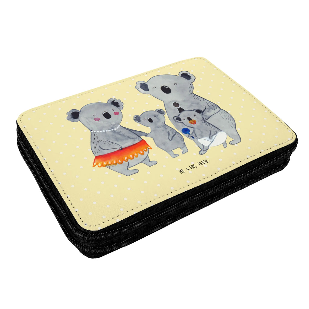 Piórnik Rodzina koali Stiftemappe, Schreibmappe, Stifteetui, Bleistiftetui, Schreibetui, Schuletui, Buntstiftmäppchen, Stiftebeutel, Schulmäppchen, Stiftetasche, Bleistift Etui, Schüleretui, Federmappe Set, Farbstiftetui, Buntstiftetui, Malmappe, Stifte Etui, Federtasche, Federmäppchen, Etui für Stifte, Zeichenetui, Mäppchen, Schlampermäppchen, Oma, Opa, Muttertag, Familie, Schwester, Bruder, Vatertag, Mama, Papa, Familienleben, Koalas, Family, Geschwister, Koala, Kinder