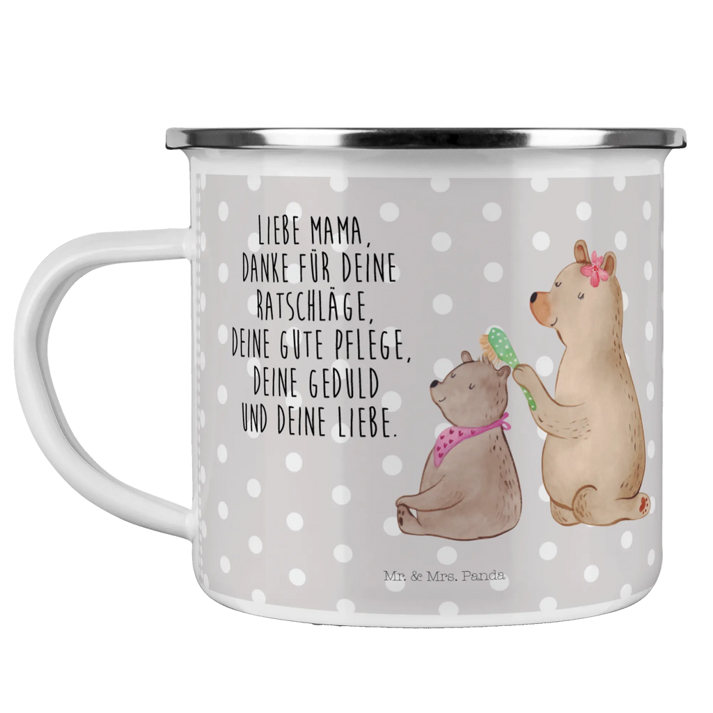 Camping Emaille Tasse Bär mit Kind Teetasse, Blechtasse, Becher, Campingbecher, Metalltasse, Emailletasse, Emaille Tasse, reisetasse, blechbecher, Trinkbecher, Kaffeebecher, Tasse Emaille, wanderbecher, Reisebecher, wandertasse, Emaille Becher, becher emaille, Kaffeetasse, metallbecher, Campingtasse, Pott, Tasse, emaillebecher, Teebecher, Oma, Opa, Muttertag, Familie, Schwester, Bruder, Vatertag, Mama, Papa, Mutti, Geschenk, Mutter