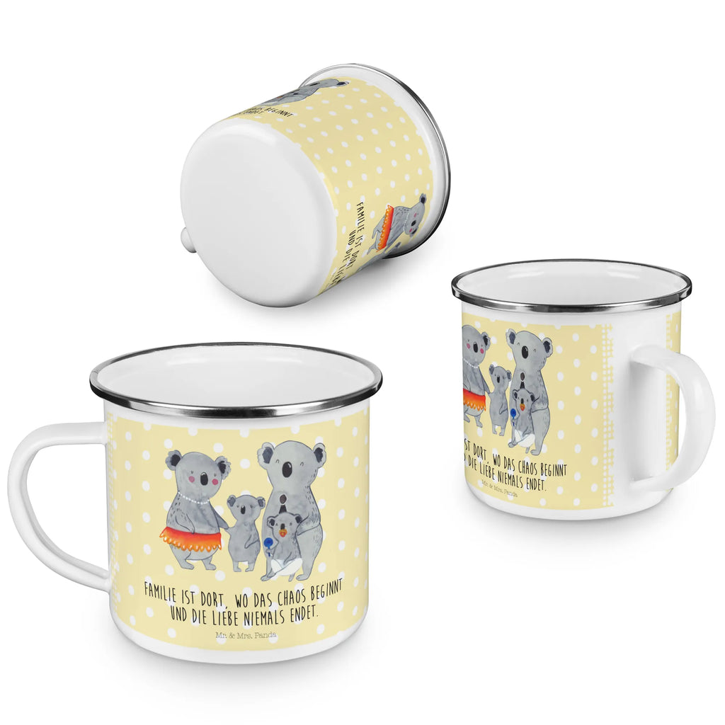Enamel camping mug Koala Family wanderbecher, blechbecher, Campingbecher, wandertasse, Tasse, Emaille Tasse, Emailletasse, Teebecher, Emaille Becher, Pott, Trinkbecher, Becher, Tasse Emaille, becher emaille, Kaffeebecher, Teetasse, Metalltasse, Campingtasse, Blechtasse, Kaffeetasse, metallbecher, Reisebecher, emaillebecher, reisetasse, Oma, Opa, Muttertag, Familie, Schwester, Bruder, Vatertag, Mama, Papa, Familienleben, Family, Koalas, Geschwister, Kinder, Koala
