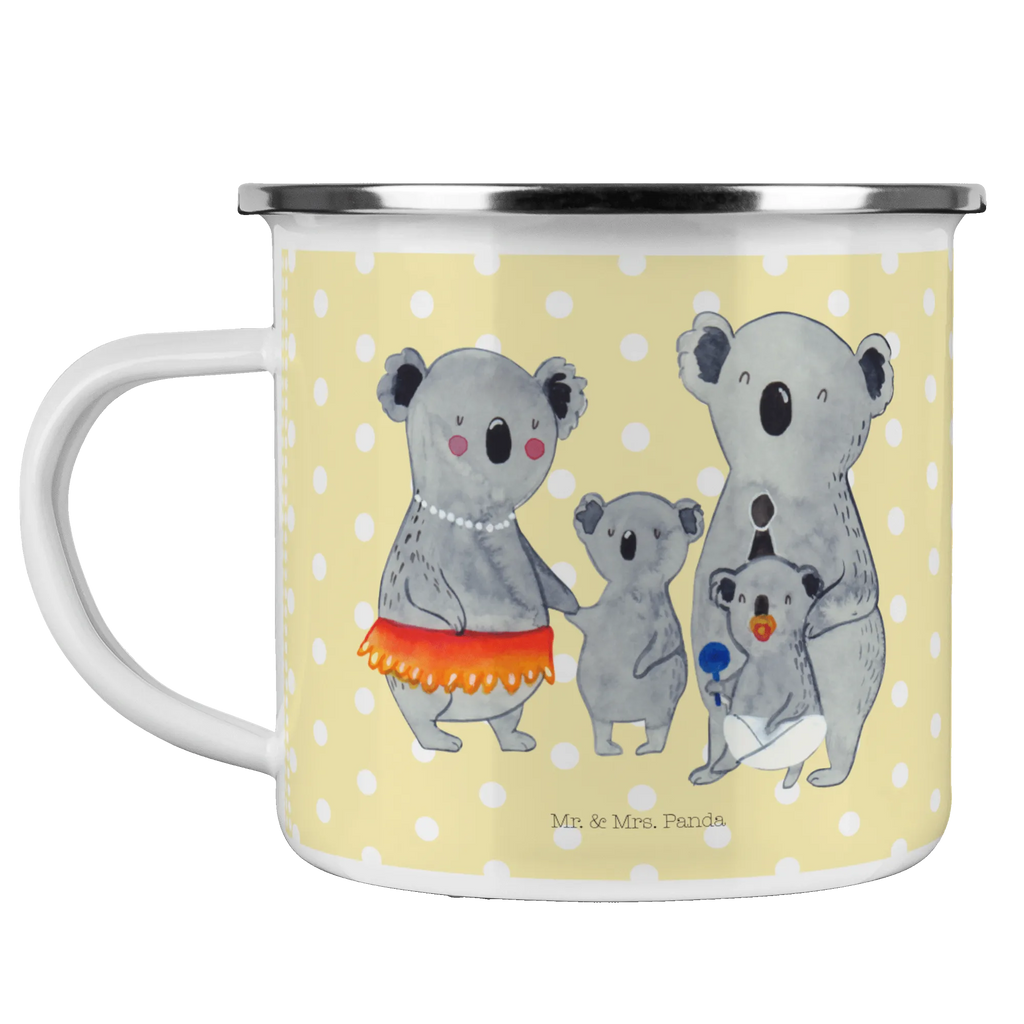 Enamel camping mug Koala Family wanderbecher, blechbecher, Campingbecher, wandertasse, Tasse, Emaille Tasse, Emailletasse, Teebecher, Emaille Becher, Pott, Trinkbecher, Becher, Tasse Emaille, becher emaille, Kaffeebecher, Teetasse, Metalltasse, Campingtasse, Blechtasse, Kaffeetasse, metallbecher, Reisebecher, emaillebecher, reisetasse, Oma, Opa, Muttertag, Familie, Schwester, Bruder, Vatertag, Mama, Papa, Familienleben, Family, Koalas, Geschwister, Kinder, Koala