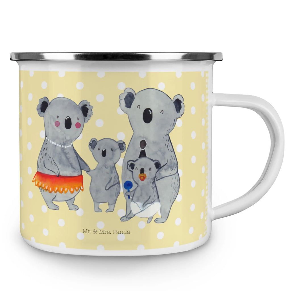 Enamel camping mug Koala Family wanderbecher, blechbecher, Campingbecher, wandertasse, Tasse, Emaille Tasse, Emailletasse, Teebecher, Emaille Becher, Pott, Trinkbecher, Becher, Tasse Emaille, becher emaille, Kaffeebecher, Teetasse, Metalltasse, Campingtasse, Blechtasse, Kaffeetasse, metallbecher, Reisebecher, emaillebecher, reisetasse, Oma, Opa, Muttertag, Familie, Schwester, Bruder, Vatertag, Mama, Papa, Familienleben, Family, Koalas, Geschwister, Kinder, Koala