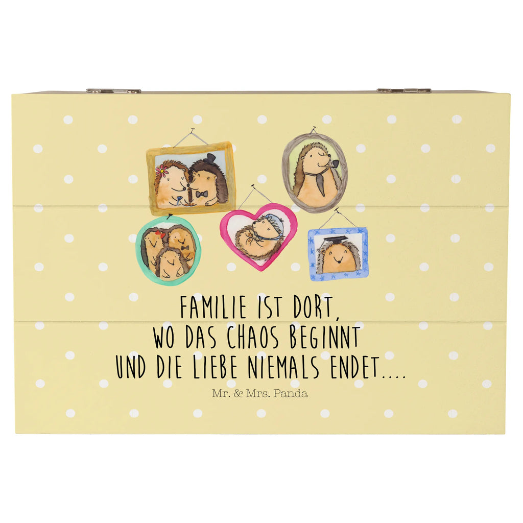 Holzkiste Igel Familie XXL, Kiste, Erinnerungsbox, Schatulle, Holzkiste, Geschenkbox, Schatzkiste, Dekokiste, Aufbewahrungsbox, Truhe, Geschenkdose, Erinnerungskiste, Familie, Vatertag, Muttertag, Bruder, Schwester, Mama, Papa, Oma, Opa, Zusammenhalt, Bilder, Liebe, Igel, Glück