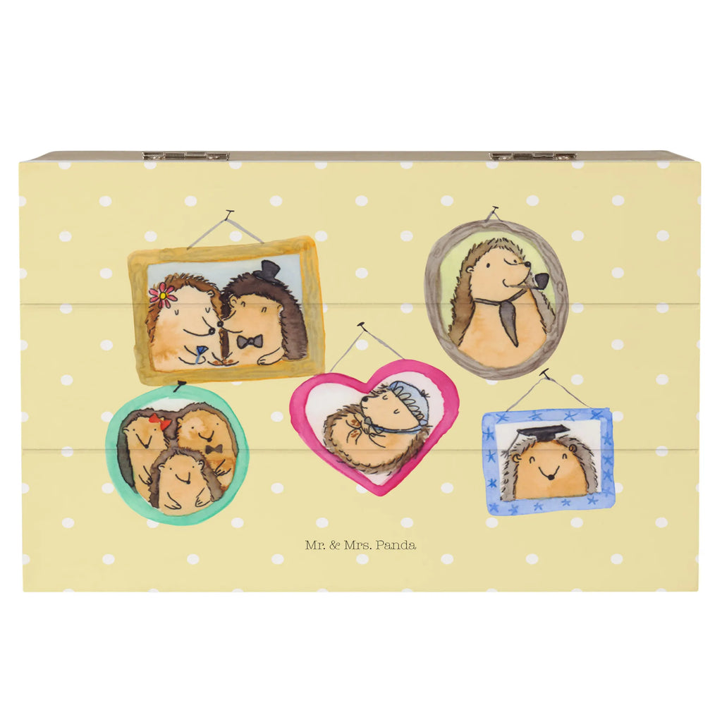 Holzkiste Igel Familie XXL, Kiste, Erinnerungsbox, Schatulle, Holzkiste, Geschenkbox, Schatzkiste, Dekokiste, Aufbewahrungsbox, Truhe, Geschenkdose, Erinnerungskiste, Familie, Vatertag, Muttertag, Bruder, Schwester, Mama, Papa, Oma, Opa, Zusammenhalt, Bilder, Liebe, Igel, Glück