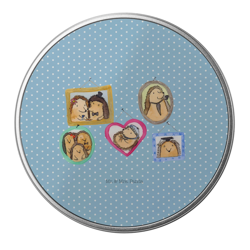 okrągła puszka z blachy Rodzina jeży plätzchendose, runde dosen, plätzchendosen, Vorratsdosen, Runde Dose, blechdosen, Keksdose, Runde Blechdose, Blechdose Rund, geschenkdosen, Blechdose, Metalldose Rund, metalldosen, Aufbewahrungsdosen, runddosen, runde keksdose, Metalldose, dosen, Dose, keksdosen, Metallbox, gebäckdose, Aufbewahrungsbox, runddose, runde blechdosen, metallboxen, runde keksdosen, Aufbewahrungsdose, Vorratsdose, Geschenkdose, gebäckdosen, Schwester, Familie, Papa, Mama, Muttertag, Vatertag, Oma, Opa, Bruder, Bilder, Igel, Liebe, Zusammenhalt, Glück