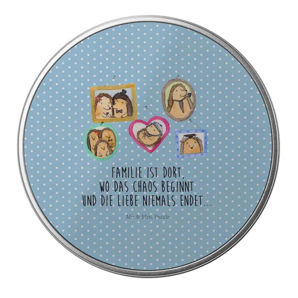 okrągła puszka z blachy Rodzina jeży plätzchendose, runde dosen, plätzchendosen, Vorratsdosen, Runde Dose, blechdosen, Keksdose, Runde Blechdose, Blechdose Rund, geschenkdosen, Blechdose, Metalldose Rund, metalldosen, Aufbewahrungsdosen, runddosen, runde keksdose, Metalldose, dosen, Dose, keksdosen, Metallbox, gebäckdose, Aufbewahrungsbox, runddose, runde blechdosen, metallboxen, runde keksdosen, Aufbewahrungsdose, Vorratsdose, Geschenkdose, gebäckdosen, Schwester, Familie, Papa, Mama, Muttertag, Vatertag, Oma, Opa, Bruder, Bilder, Igel, Liebe, Zusammenhalt, Glück