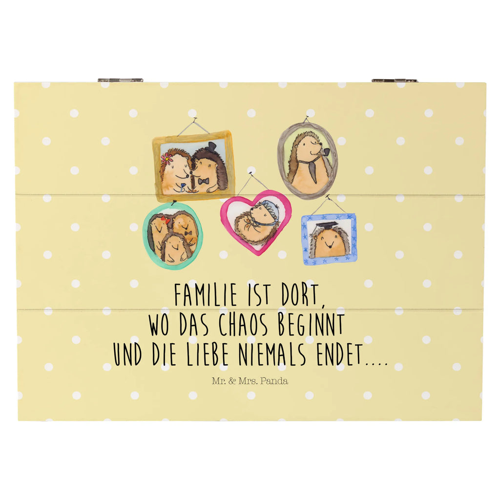 Holzkiste Igel Familie XXL, Kiste, Erinnerungsbox, Schatulle, Holzkiste, Geschenkbox, Schatzkiste, Dekokiste, Aufbewahrungsbox, Truhe, Geschenkdose, Erinnerungskiste, Familie, Vatertag, Muttertag, Bruder, Schwester, Mama, Papa, Oma, Opa, Zusammenhalt, Bilder, Liebe, Igel, Glück