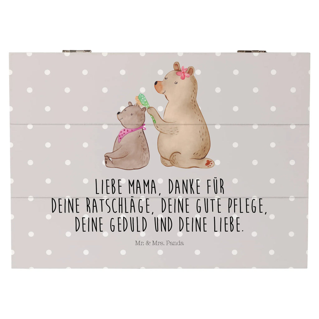 Holzkiste Bär mit Kind Erinnerungsbox, Geschenkdose, Aufbewahrungsbox, Dekokiste, Geschenkbox, Erinnerungskiste, Truhe, XXL, Schatulle, Kiste, Holzkiste, Schatzkiste, Familie, Vatertag, Muttertag, Bruder, Schwester, Mama, Papa, Oma, Opa, Mutter, Mutti, Geschenk