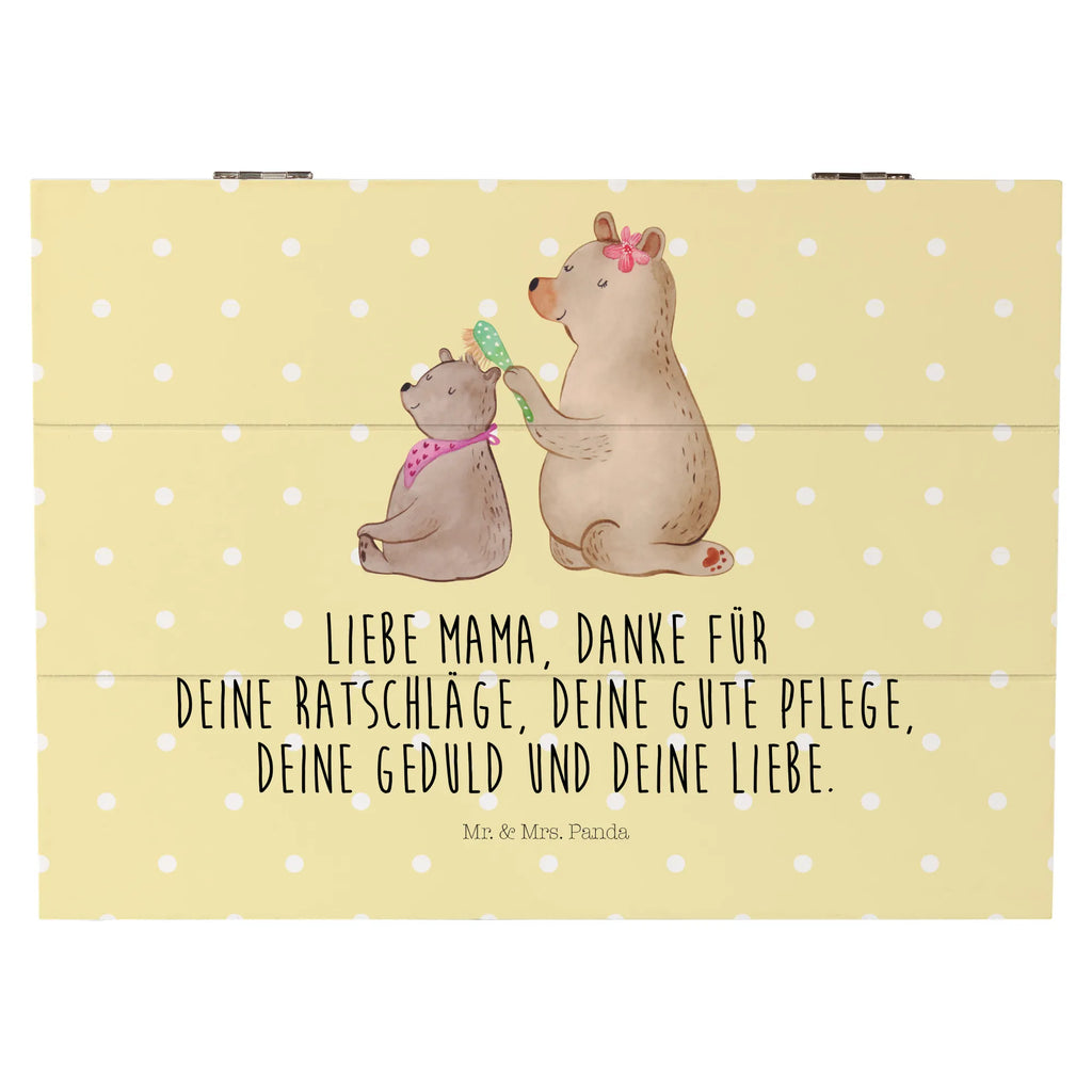 Holzkiste Bär mit Kind Erinnerungsbox, Geschenkdose, Aufbewahrungsbox, Dekokiste, Geschenkbox, Erinnerungskiste, Truhe, XXL, Schatulle, Kiste, Holzkiste, Schatzkiste, Familie, Vatertag, Muttertag, Bruder, Schwester, Mama, Papa, Oma, Opa, Mutter, Mutti, Geschenk