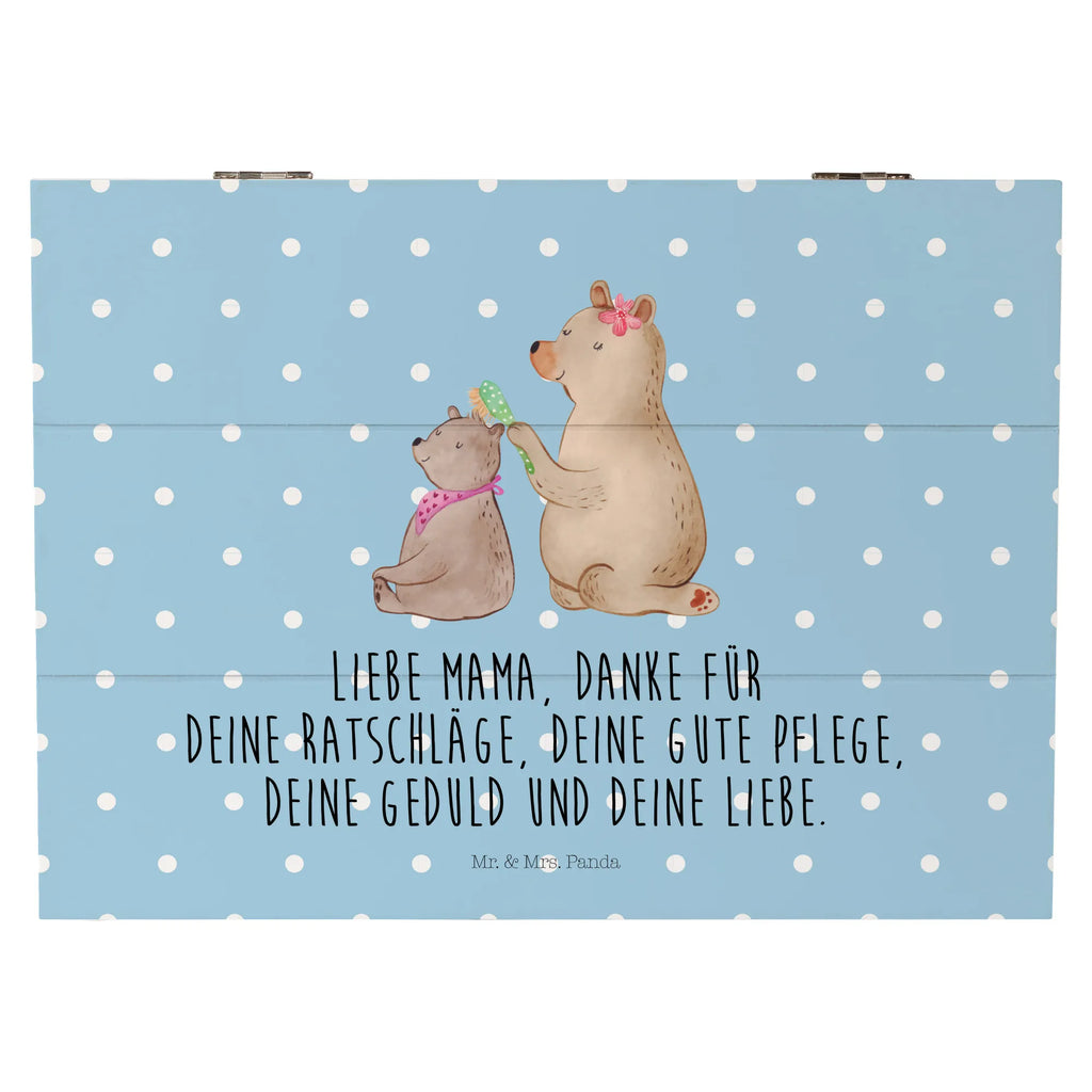 Holzkiste Bär mit Kind Erinnerungsbox, Geschenkdose, Aufbewahrungsbox, Dekokiste, Geschenkbox, Erinnerungskiste, Truhe, XXL, Schatulle, Kiste, Holzkiste, Schatzkiste, Familie, Vatertag, Muttertag, Bruder, Schwester, Mama, Papa, Oma, Opa, Mutter, Mutti, Geschenk