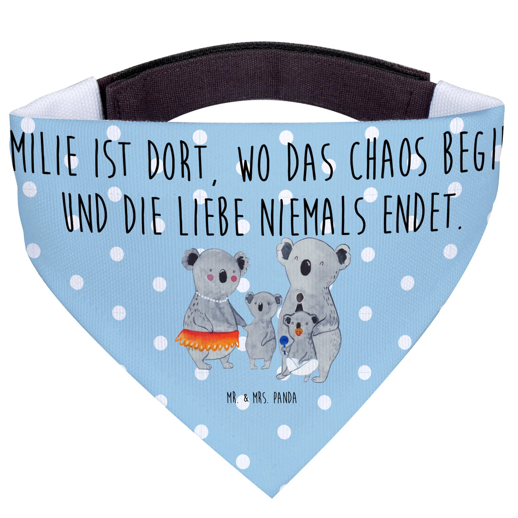 Dog neckerchief Koala Family dog scarf, big, scarf, neckerchief, dogs, big dogs, Family, Father's Day, Mother's Day, brother, sister, Mom, Dad, siblings, dad, koalas, Koala, family, children, mom, family life