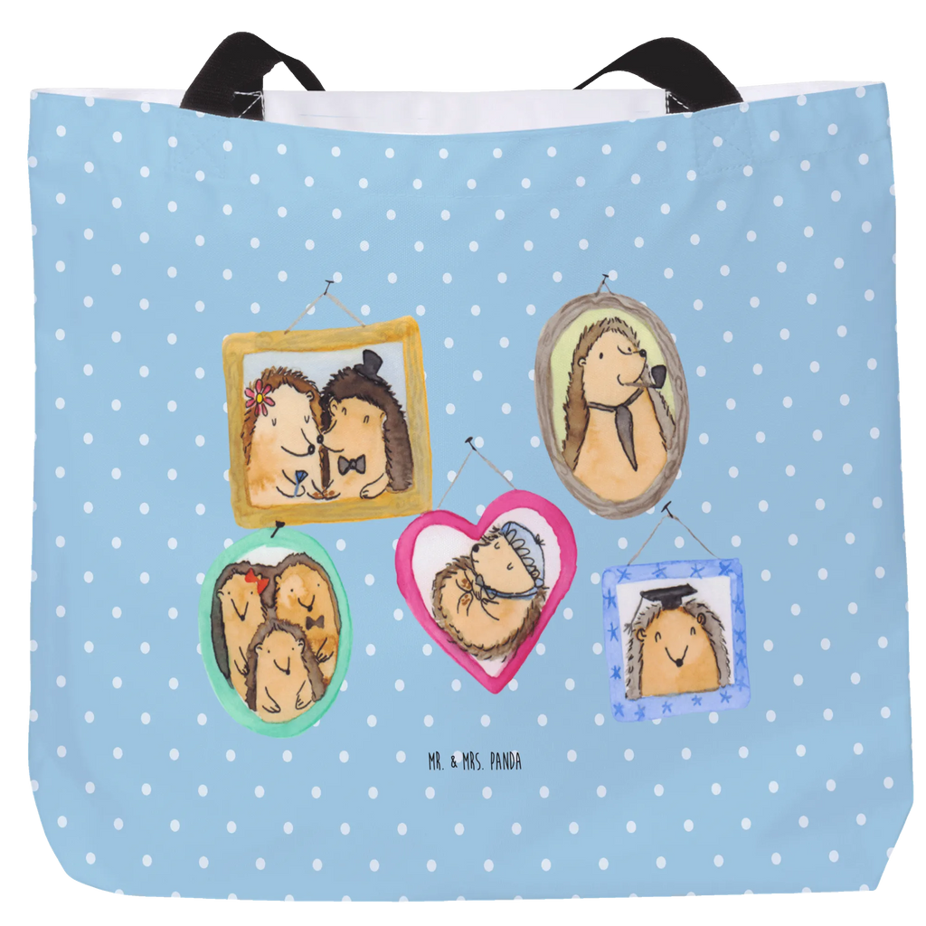 Shopper Igel Familie Alltagstasche, Schulbeutel, XXL Tasche, Einkaufsbeutel, Schultasche, Tragebeutel, Beutel, Freizeittasche, Strandtasche, Ausflug, Tüte, XL, Einkaufstasche, Schultertasche, Stofftasche, Shopper, Oma, Opa, Muttertag, Familie, Schwester, Bruder, Vatertag, Mama, Papa, Igel, Bilder, Zusammenhalt, Glück, Liebe