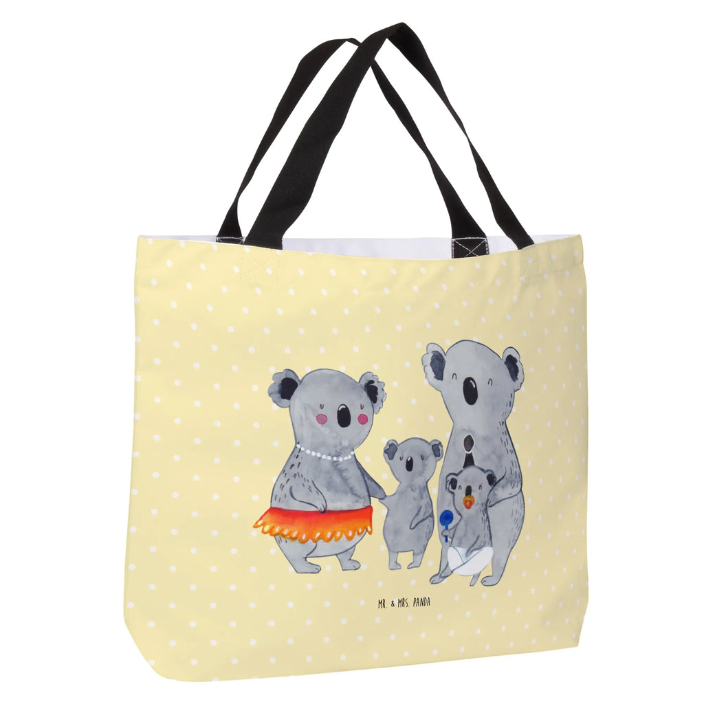 Shopper Koala Family XXL Tasche, Tüte, Strandtasche, Einkaufsbeutel, Ausflug, Beutel, Stofftasche, Schultasche, Einkaufstasche, Tragebeutel, XL, Freizeittasche, Schulbeutel, Shopper, Schultertasche, Alltagstasche, Papa, Mama, Bruder, Schwester, Muttertag, Familie, Vatertag, Opa, Oma, Kinder, Family, Familienleben, Koalas, Koala, Geschwister