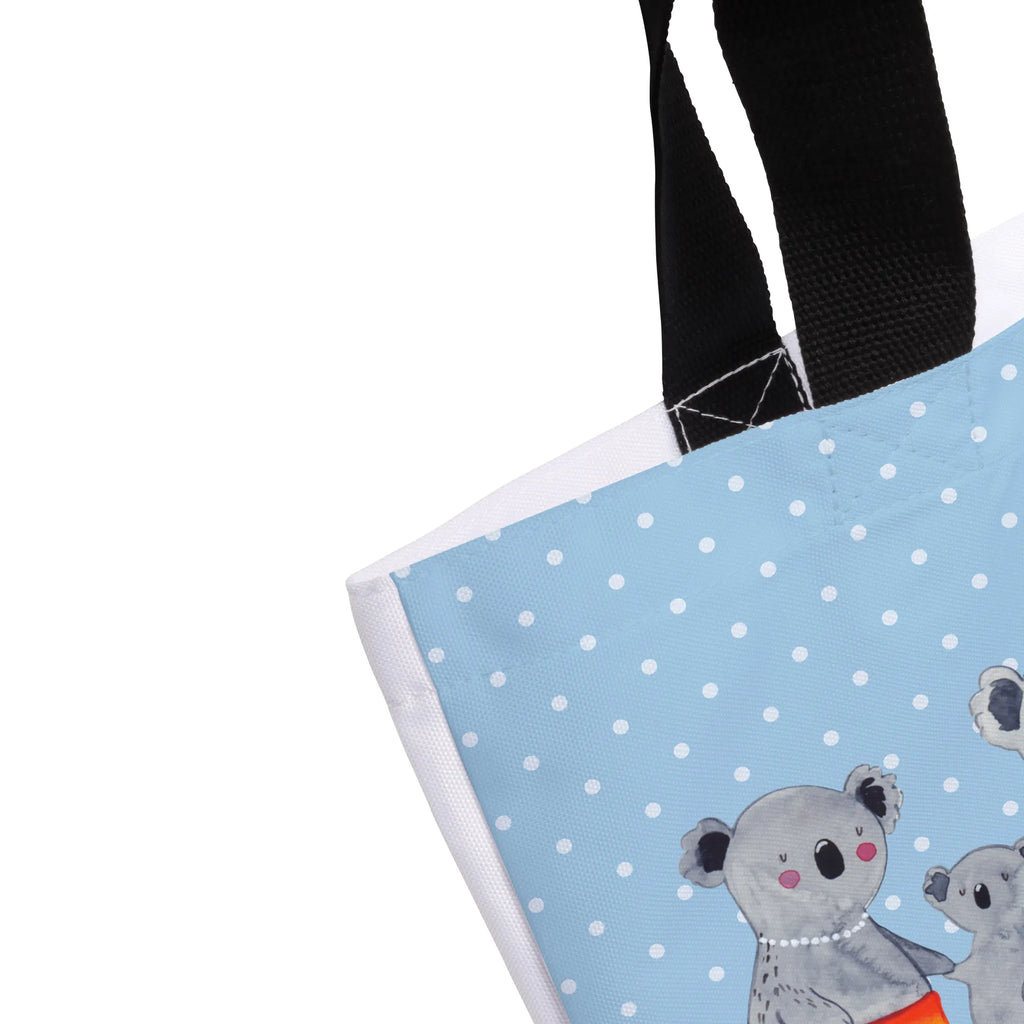 Shopper Koala Family XXL Tasche, Tüte, Strandtasche, Einkaufsbeutel, Ausflug, Beutel, Stofftasche, Schultasche, Einkaufstasche, Tragebeutel, XL, Freizeittasche, Schulbeutel, Shopper, Schultertasche, Alltagstasche, Papa, Mama, Bruder, Schwester, Muttertag, Familie, Vatertag, Opa, Oma, Kinder, Family, Familienleben, Koalas, Koala, Geschwister