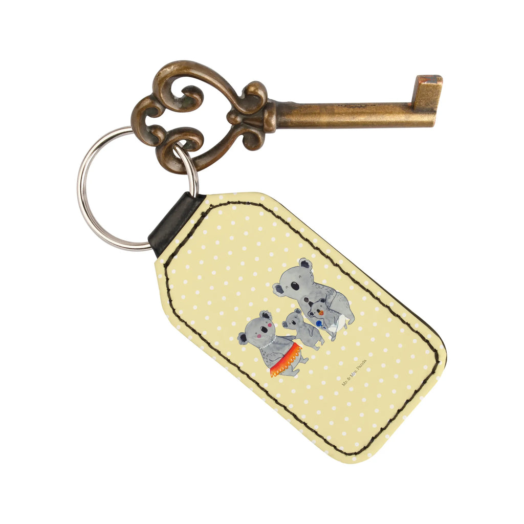 Rectangular key ring Koala Family pendant, lucky charm, bag pendant, keychain, key ring, Family, Father's Day, Mother's Day, brother, sister, Mom, Dad, dad, siblings, family, mom, family life, children, Koala, koalas