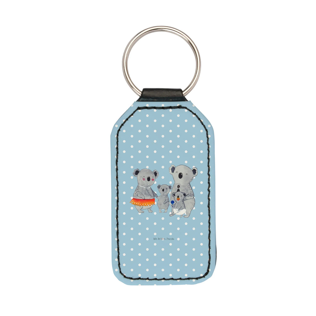 Rectangular key ring Koala Family pendant, lucky charm, bag pendant, keychain, key ring, Family, Father's Day, Mother's Day, brother, sister, Mom, Dad, dad, siblings, family, mom, family life, children, Koala, koalas