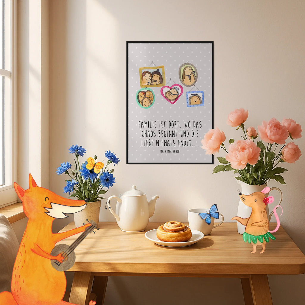 Poster Igel Familie Designposter, Wanddekoration, Bild für Wand, drucke, wanddeko, Deko Bild, Poster, kunst für die wand, Kunstdruck, Mr. & Mrs. Panda Poster, Posterdruck, Wandschmuck, Bild, Wandbild, wandkunst, kunstdruck poster, Plakat, Wandposter, kunstposter, wanddruck, grafikposter, Wanddeko Bild, Bruder, Schwester, Familie, Opa, Oma, Papa, Mama, Vatertag, Muttertag, Liebe, Zusammenhalt, Igel, Glück, Bilder