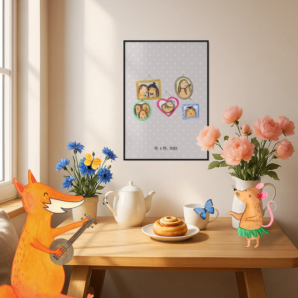 Poster Igel Familie Designposter, Wanddekoration, Bild für Wand, drucke, wanddeko, Deko Bild, Poster, kunst für die wand, Kunstdruck, Mr. & Mrs. Panda Poster, Posterdruck, Wandschmuck, Bild, Wandbild, wandkunst, kunstdruck poster, Plakat, Wandposter, kunstposter, wanddruck, grafikposter, Wanddeko Bild, Bruder, Schwester, Familie, Opa, Oma, Papa, Mama, Vatertag, Muttertag, Liebe, Zusammenhalt, Igel, Glück, Bilder