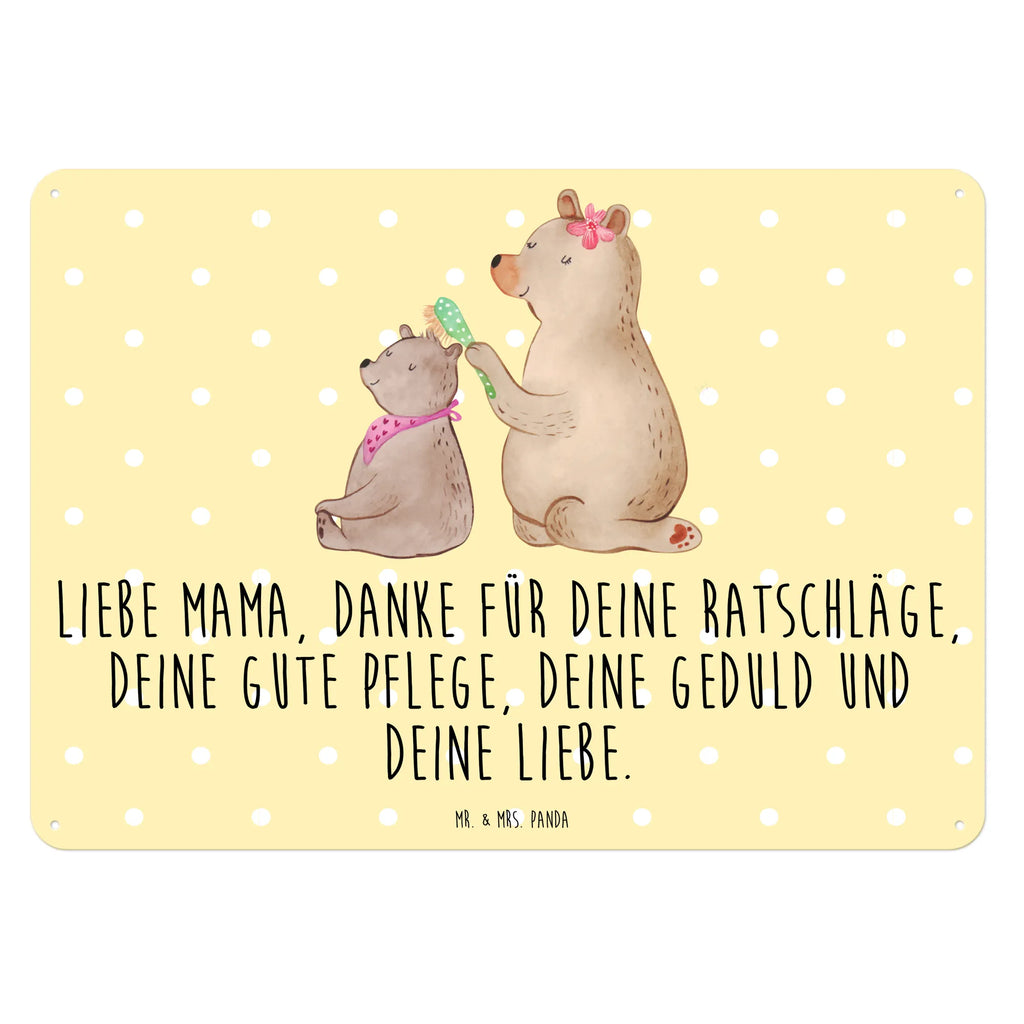 Blechschild Bär mit Kind Dekoschild Metall, Türschild Metall, Blechschild Zum Aufhängen, Blechschild Büro, Blechschild Für Frauen, Blechschild Groß, Blechschild, Wandschild Metall, Blechschild Für Männer, Blechschild Küche, Muttertag, Schwester, Mama, Bruder, Vatertag, Papa, Oma, Opa, Familie, Mutti, Mutter, Geschenk