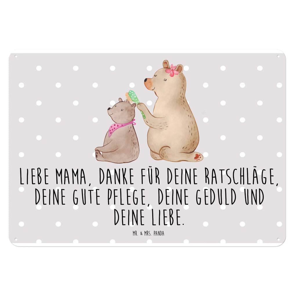 Blechschild Bär mit Kind Dekoschild Metall, Türschild Metall, Blechschild Zum Aufhängen, Blechschild Büro, Blechschild Für Frauen, Blechschild Groß, Blechschild, Wandschild Metall, Blechschild Für Männer, Blechschild Küche, Muttertag, Schwester, Mama, Bruder, Vatertag, Papa, Oma, Opa, Familie, Mutti, Mutter, Geschenk