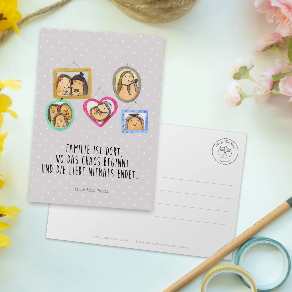 Pocztówka Rodzina jeży Grußkarte, Karte, Ansichtskarten, Geburtstagskarte, Einladungskarte, Postkarte, Einladungskarten Geburtstag, Ansichtskarte, Einladung, Dankeskarte, Geschenkkarte, Einladung Geburtstag, Familie, Vatertag, Muttertag, Bruder, Schwester, Mama, Papa, Oma, Opa, Igel, Glück, Zusammenhalt, Bilder, Liebe